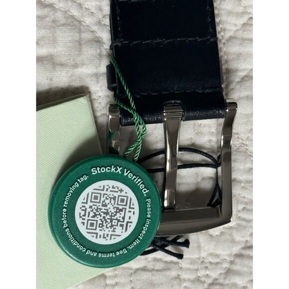 NWT Burberry Vintage Check Leather belt, Size US 75. main image 9